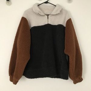 Fluffy Zip Up Jacket